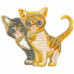 Cats Embroidery Design 9 Cats Embroidery Design 9
